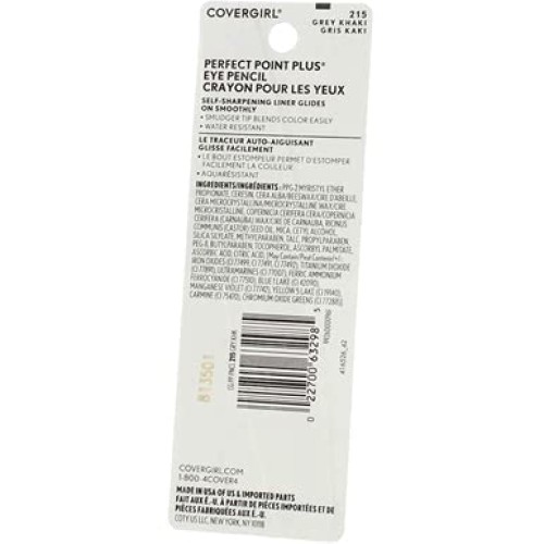 COVERGIRL Perfect Point Plus Eyeliner, Grey Khaki