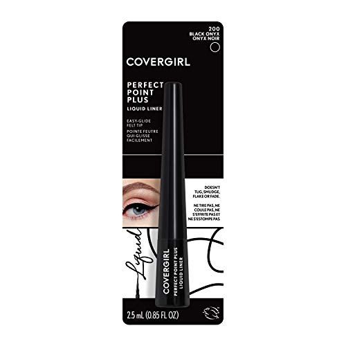 Covergirl Perfect Point Plus Liquid Eyeliner, Black Onyx, .08 Fl. Oz.