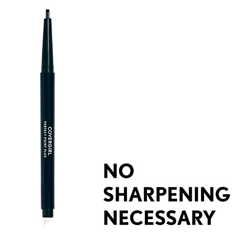 Covergirl Perfect Point Plus Self-Sharpening Eyeliner Pencil, Black Onyx, Pac...