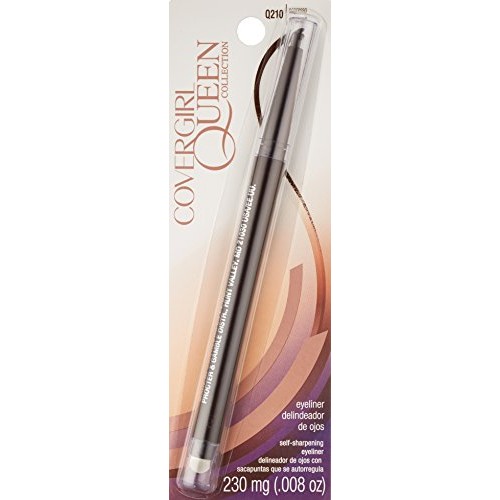 COVERGIRL Queen Collection Eyeliner Pencil, 1 Pencil, Espresso Color, Self-Sh...