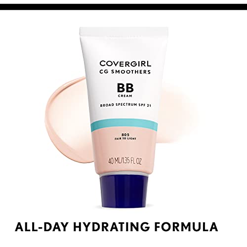 COVERGIRL Smoothers Lightweight BB Cream, 1 Tube (1.35 Ounce), Light to Mediu...