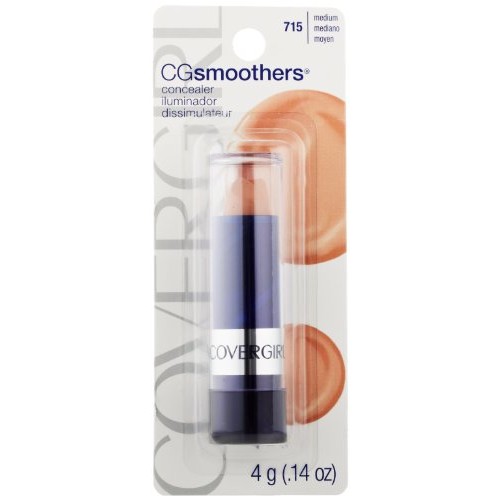 COVERGIRL Smoothers Moisturizing Concealer Stick, Concealer Makeup, 0.14 Ounc...