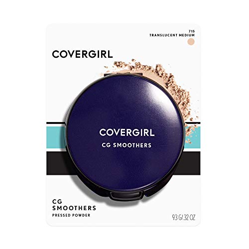 COVERGIRL Smoothers Pressed Powder, Translucent Medium 715, 0.32 Ounce (Packa...