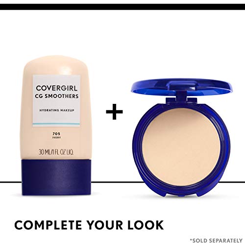 COVERGIRL Smoothers Pressed Powder, Translucent Medium 715, 0.32 Ounce (Packa...