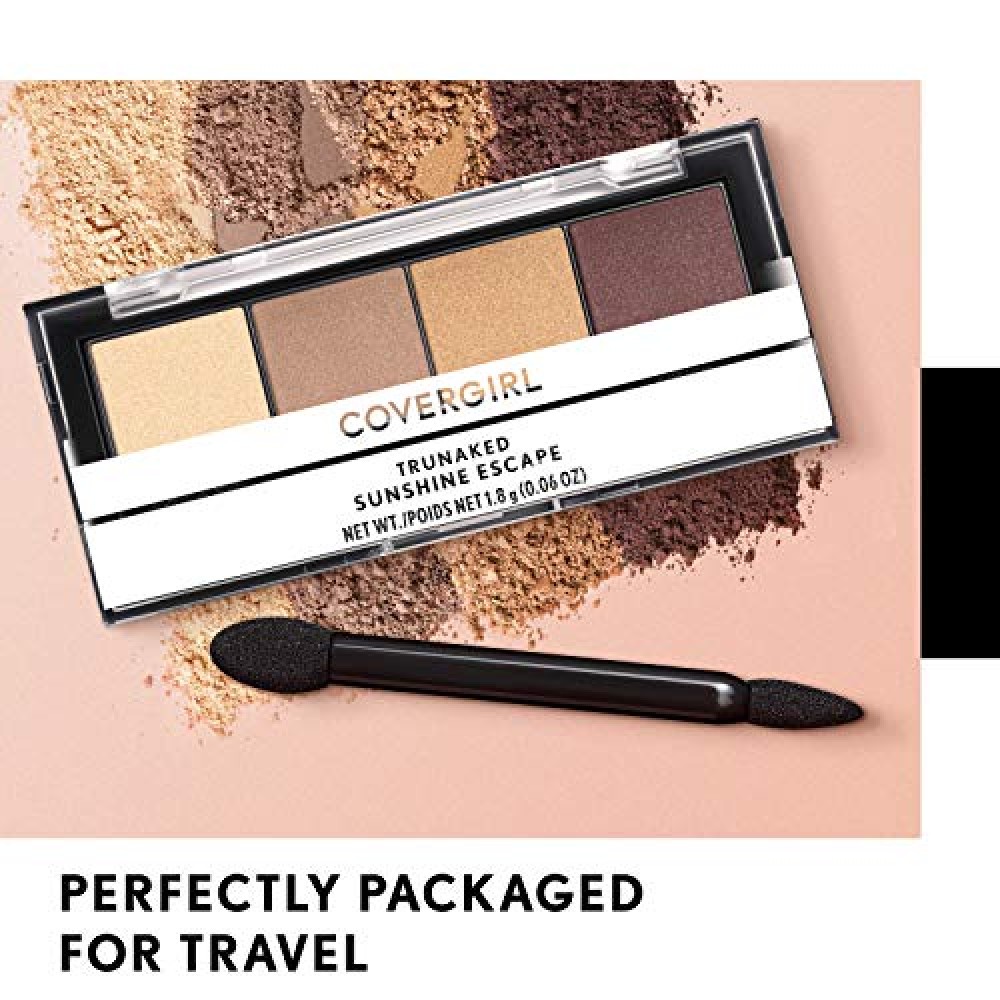 COVERGIRL TruNaked Quad Eyeshadow Palette, Zenning Out, 6 Shades, 0.06 ...