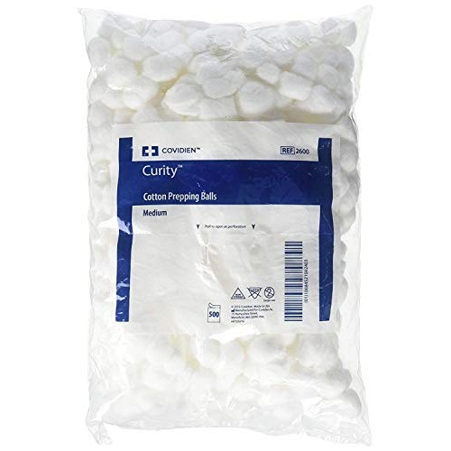 Cotton Balls, Kendall-Medium-4000/case-Prepping Balls#2600 by COVIDIEN