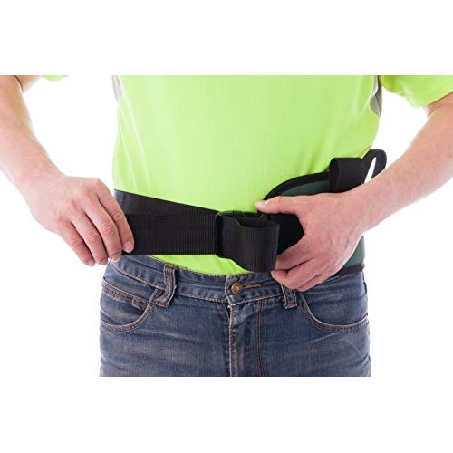 COW&COW Padded Gait Belt with 4 Handles and Quick Release Buckle 5.5 inchs(Gr...