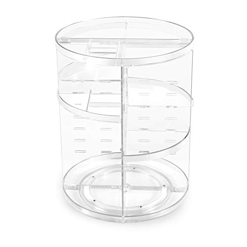 360° Rotating Makeup Organizer, Spinning Bathroom Organizer Countertop, Cosme...