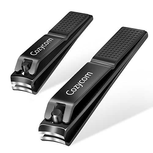 Nail Clippers Set Toenail Clippers - CozyCom 2 Pack Professional Fingernail C...
