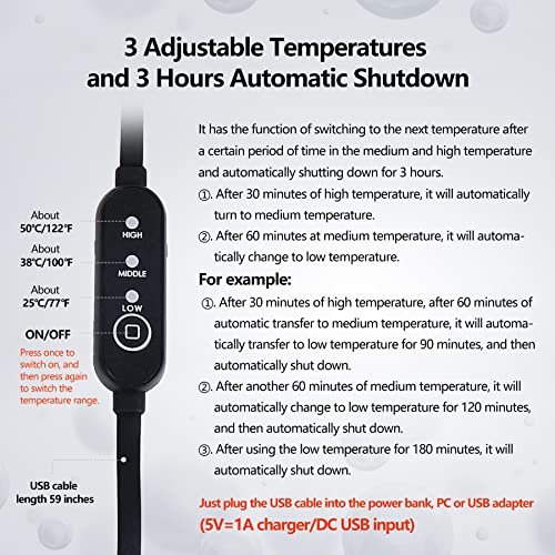Heated Cervical Collar for Neck Pain Relief, Neck Support Brace Heat Therapy ...