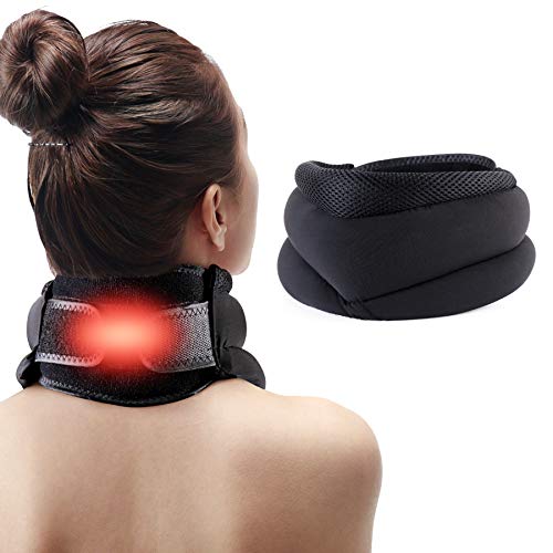 Heated Cervical Collar for Neck Pain Relief, Neck Support Brace Heat Therapy ...