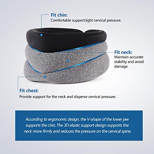 Neck Brace for Neck Pain and Support, Foam Cervical Collar for Sleeping, Vert...