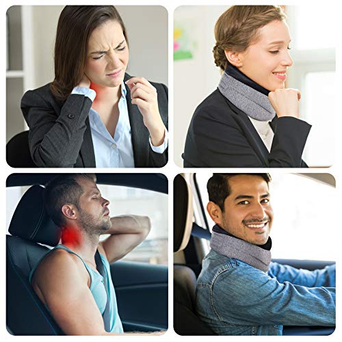 Neck Brace for Neck Pain and Support, Foam Cervical Collar for Sleeping, Vert...