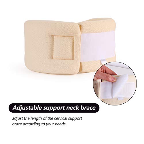 Soft Foam Neck Brace Universal Cervical Collar, Adjustable Neck Support Brace...