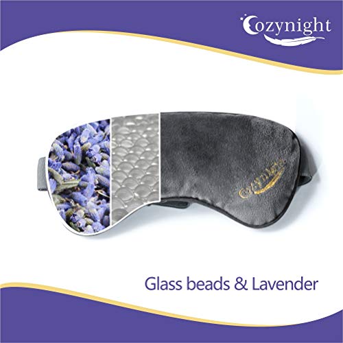 Cozynight Weighted Lavender Eye Mask for Sleeping, Yoga, Dry Eyes, Headache, ...