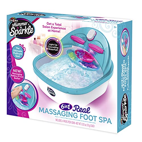 Shimmer ‘n Sparkle 6-in-1 Real Massaging Foot Spa for Kids