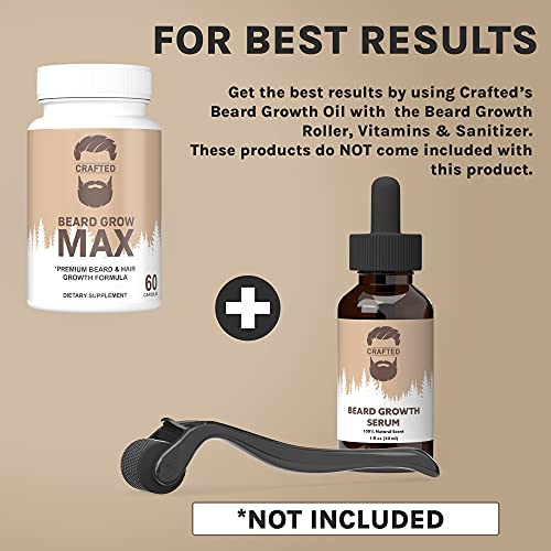 Beard Growth Pills | 2 Pack | Beard Growth Vitamins | Beard Growth Supplement...