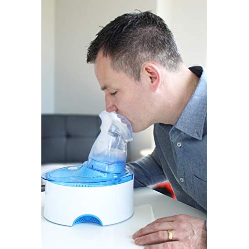 Crane 2 in 1 Personal Steam Inhaler & Warm Mist Humidifier, 0.5 Gallon, Filte...