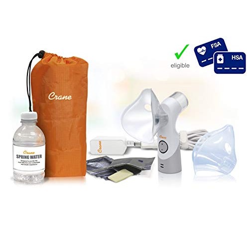 Crane Cordless Rechargeable Warm and Cool Mist Steam Inhaler EE-5948 Provides...