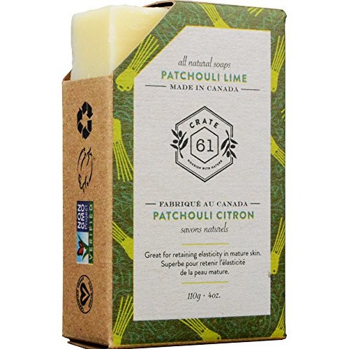 Crate 61 Citrus Soap 6-Pack Box Set, 100% Vegan Cold Process Bar Soap, scente...