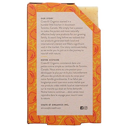 Crate 61 Citrus Soap 6-Pack Box Set, 100% Vegan Cold Process Bar Soap, scente...