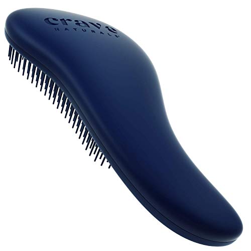 Crave Naturals Glide Thru Detangling Brush for Adults & Kids Hair. Detangler ...