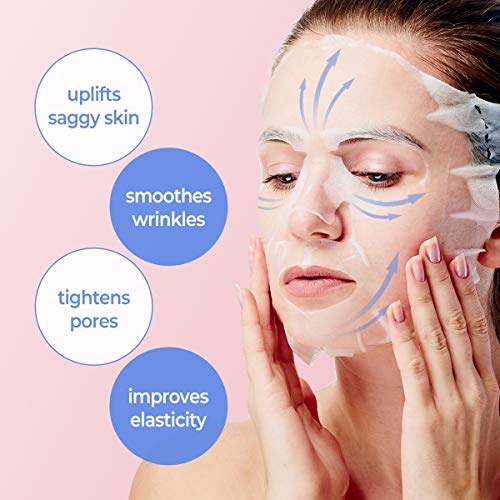 CRAZY SKIN Perfect Lifting V-Line Slim Mask Pack (5 sheets) - Wash off Face M...