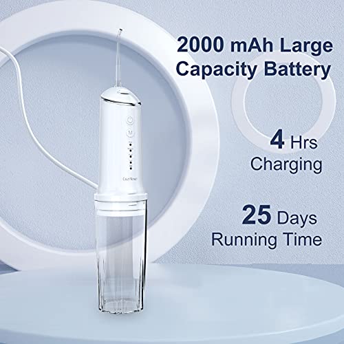 CRAZYMONKEY Professional Cordless Water Flosser for Teeth, Gums, Braces, Teet...