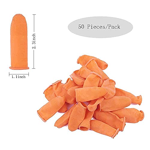 HairMujer 50 x Finger Protectors for Per Bonded Hair Extensions Rubber Latex ...
