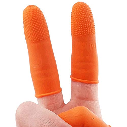 HairMujer 50 x Finger Protectors for Per Bonded Hair Extensions Rubber Latex ...