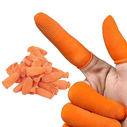 HairMujer 50 x Finger Protectors for Per Bonded Hair Extensions Rubber Latex ...