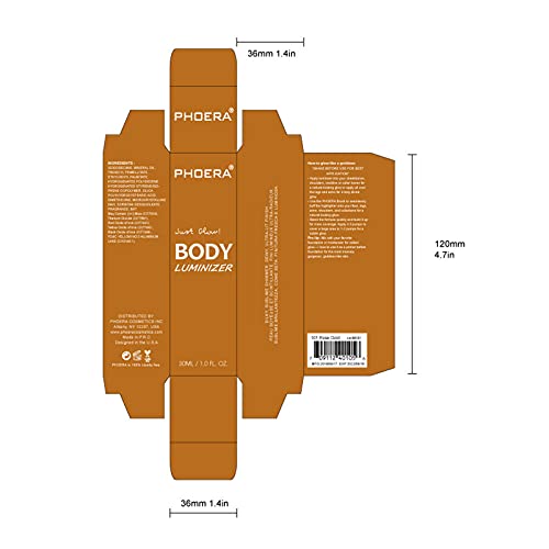 Body Luminizer,Liquid Highlight,Body Highlighter Makeup Smooth Glow Liquid Fo...