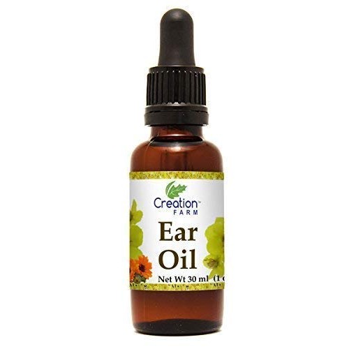 Creation Farm Ear Drops, Herbal Oil Relief for Earwax Removal, Earache Soothi...