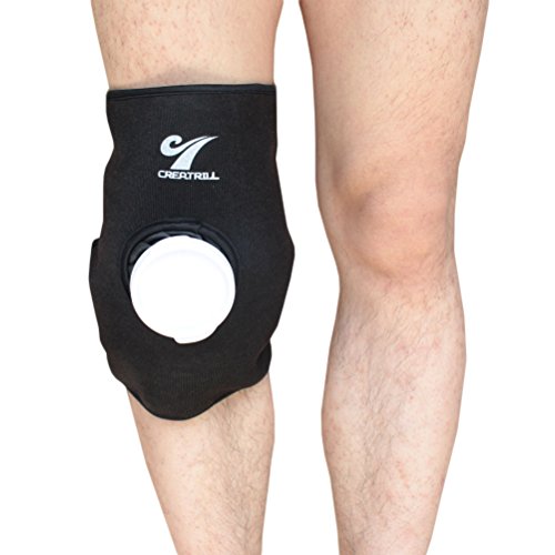 Creatrill Reusable Hot Cold Therapy Ice Bag Pack (9") Neoprene Core Wrap with...