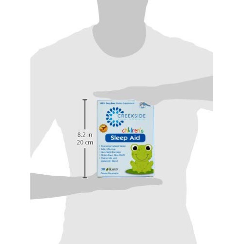 Creekside Naturals Sleep Aid for Children, with Melatonin and Chamomile, Zero...