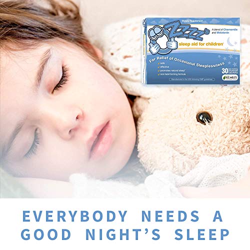 OZzzz’s Sleep Aid for Children, with Melatonin and Chamomile, Pediatrician Fo...