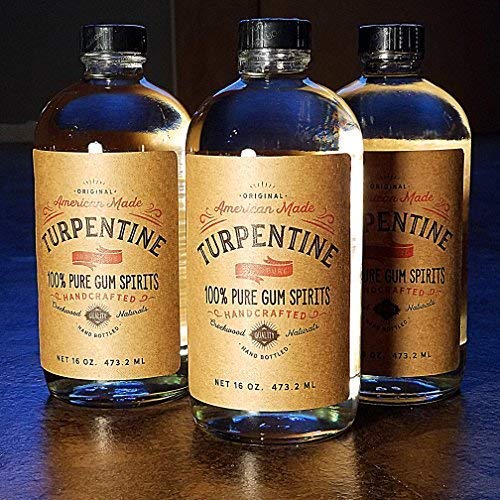 16 Oz 100% Pure Gum Spirits of Turpentine