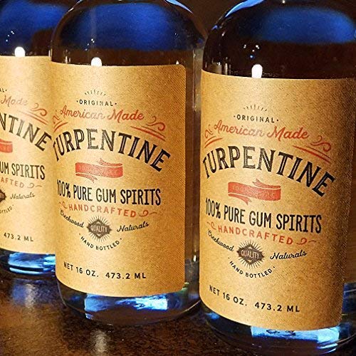 16 Oz 100% Pure Gum Spirits of Turpentine