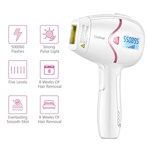 IPL Laser Hair Removal Device for Woman & Man -Permanent Safe Painless Hair R...