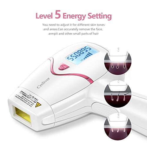 IPL Laser Hair Removal Device for Woman & Man -Permanent Safe Painless Hair R...