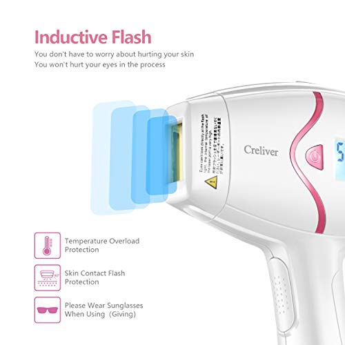 IPL Laser Hair Removal Device for Woman & Man -Permanent Safe Painless Hair R...