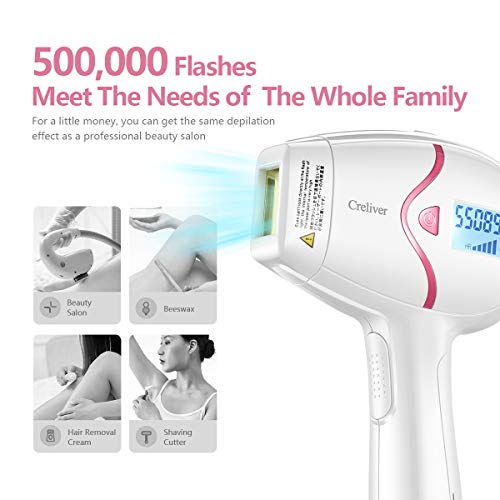 IPL Laser Hair Removal Device for Woman & Man -Permanent Safe Painless Hair R...