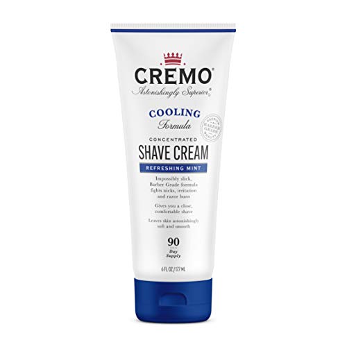 Cremo Barber Grade Cooling Shave Cream, Astonishingly Superior Ultra-Slick Sh...