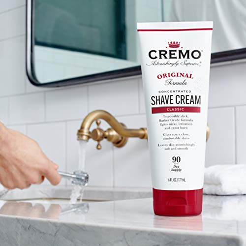 Cremo Barber Grade Original Shave Cream, Astonishingly Superior Ultra-Slick S...