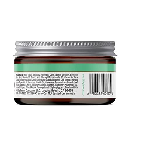 Cremo Beard & Scruff Cream, Wild Mint, 4 oz - Soothe Beard Itch, Condition an...