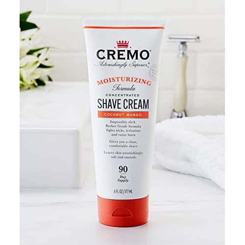 Cremo Coconut Mango Moisturizing Shave Cream, Astonishingly Superior Ultra-Sl...