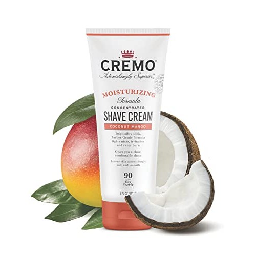 Cremo Coconut Mango Moisturizing Shave Cream, Astonishingly Superior Ultra-Sl...