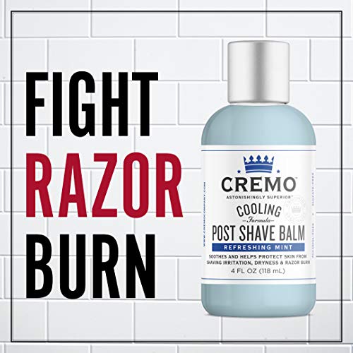 Cremo Cooling Formula Post Shave Balm, Soothes, Cools And Protects Skin From ...
