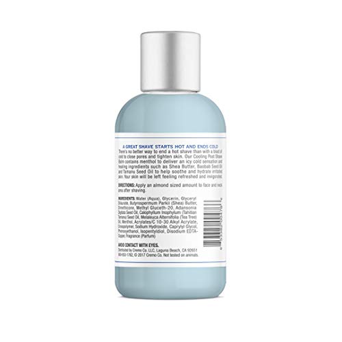 Cremo Cooling Formula Post Shave Balm, Soothes, Cools And Protects Skin From ...