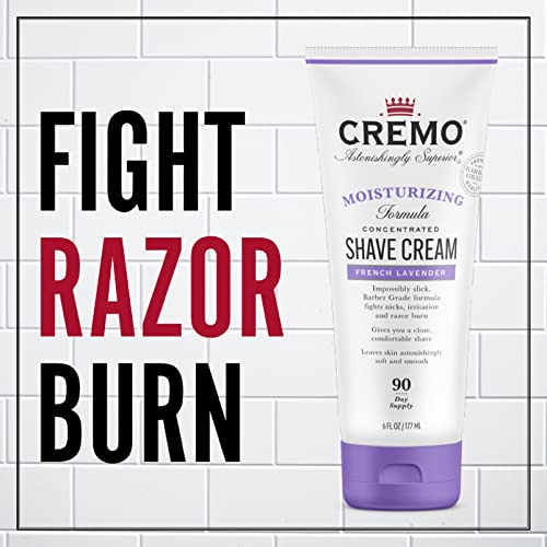 Cremo French Lavender Moisturizing Shave Cream, Astonishingly Superior Shavin...